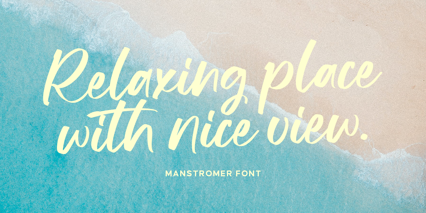 Example font Manstromer #9